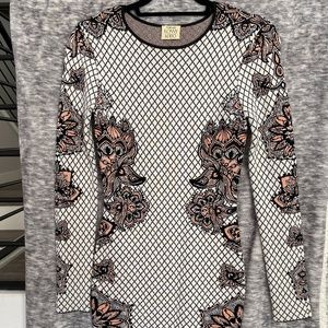 COPY - Torn by Ronny Kobo Long Sleeve Dress